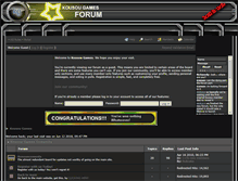 Tablet Screenshot of forums.kousougames.com